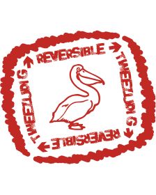 Polydaun Pelikaan reversibel