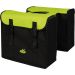 Greenlands fietstas dubbel zwart/lime
