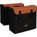 Greenlands fietstas dubbel zwart/brick